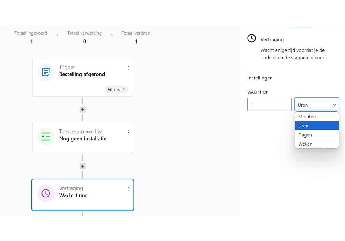 Printscreen kiezen voor vertraging