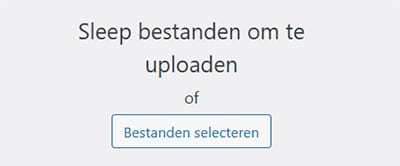 Voorbeeld bestanden slepen of selecteren via een knop