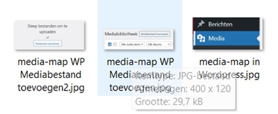 Voorbeeld selecteren bestanden om up te loaden